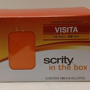 Envelope convite visita - Laranja