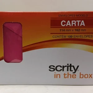 Envelope convite carta - Rosa