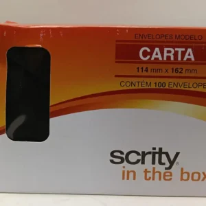 Envelope convite carta - Preto