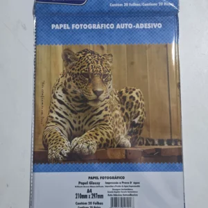 Papel Fotográfico Auto-Adesivo 80g