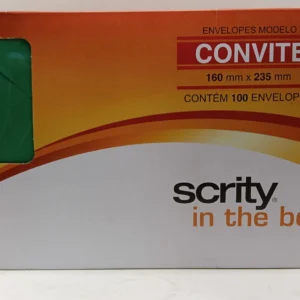 Envelope convite - Verde