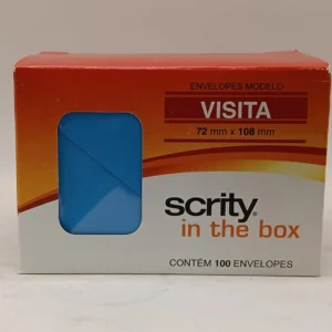 Envelope convite visita - Azul Royal