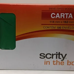 Envelope convite carta - Verde Escuro