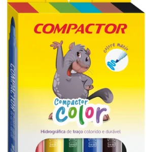 HIDROGRÁFICA COMPACTOR COLOR GROSSO 6 CORES