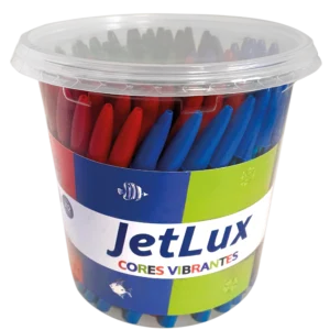 CANETAS JETLUX CORES VARIANTE