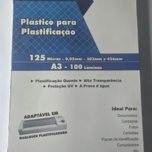 Plástico para plastificação - papel a3