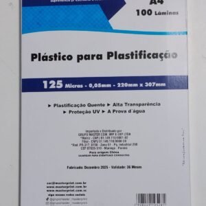 Plástico para plastificação - papel a4