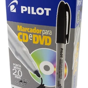 MARCADOR PARA CD E DVD PRETA