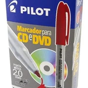 MARCADOR PARA CD E DVD VERMELHO