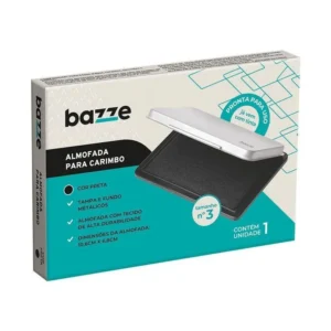 ALMOFADA PARA CARIMBO COR PRETA