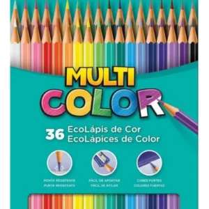 LÁPIS DE COR MULTI COLOR KIT C/ 3 CAIXAS