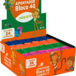 APONTADOR BLOCO 40 LEONORA CX C/24 UNIDADES