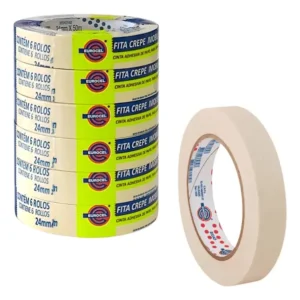 FITA ADESIVA CREPE C/6 ROLOS