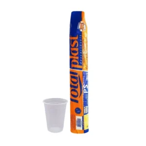 Copos Descartáveis Transparente 180ml Total Plast