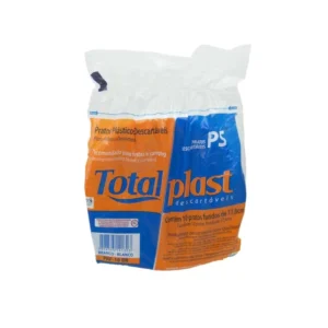 Pratos Descartáveis Fundo PRF-18-BR Total Plast
