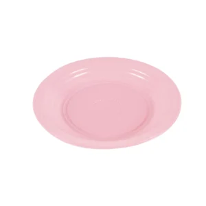 Pratos Descartáveis Raso Rosa TF 15 cm-Pct. De 10 Unid Plazapel