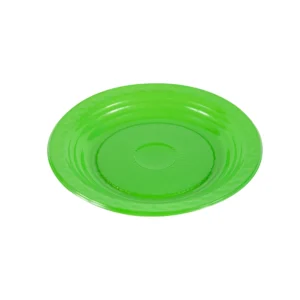 Pratos Descartáveis Raso Verde TF 15 cm-Pct. De 10 Unid Plazapel