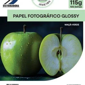 Papel A4 115g Fotográfico Glossy Auto-Adesivo Asa, Pct. 100 Folhas