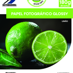 Papel A4 180g Fotográfico Glossy Asa, Pct. 25 Folhas