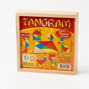 Tangram com 70 peças em MDF Jott Play