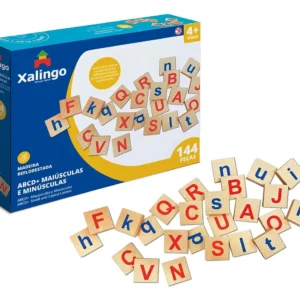 Jogo Escolar Abcd Maiúsculas e Minuscúlas Xalingo