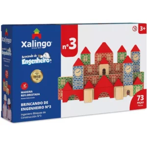 Jogo Brincando De Engenheiro N°3  C/73 Peças Xalingo